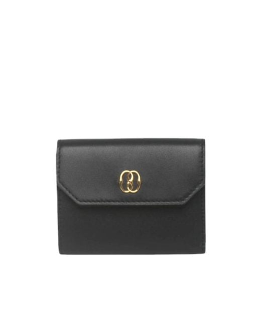 Bally Black Snap Wallet