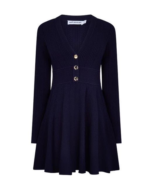 Self-Portrait Blue Dress