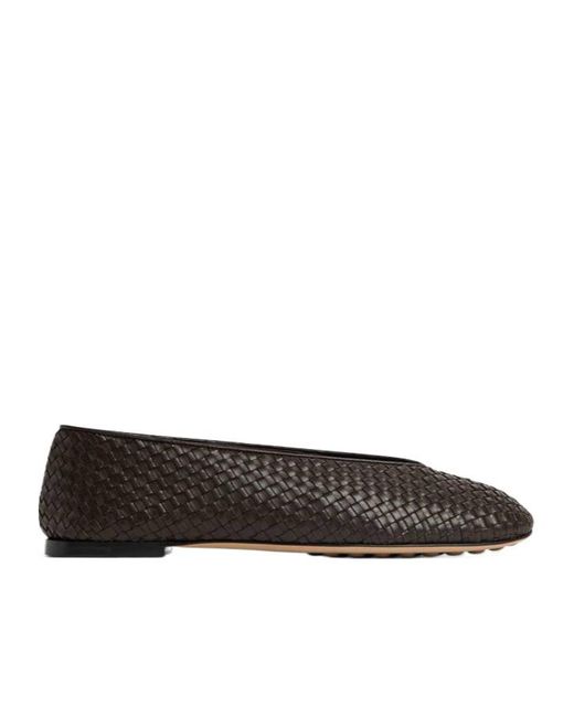Bottega Veneta Brown Rosa Ballerina Shoes