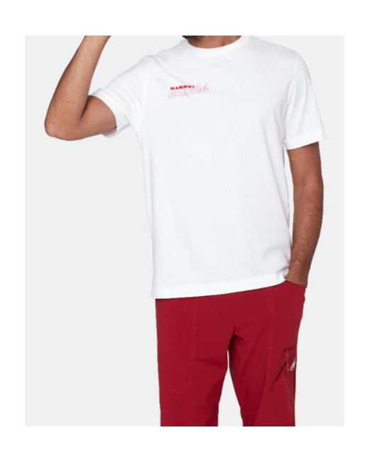 Mammut White Base T-Shirt Multi-Pitch for men