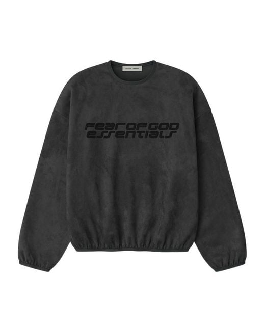Fear Of God Black Crewneck Sweatshirt for men