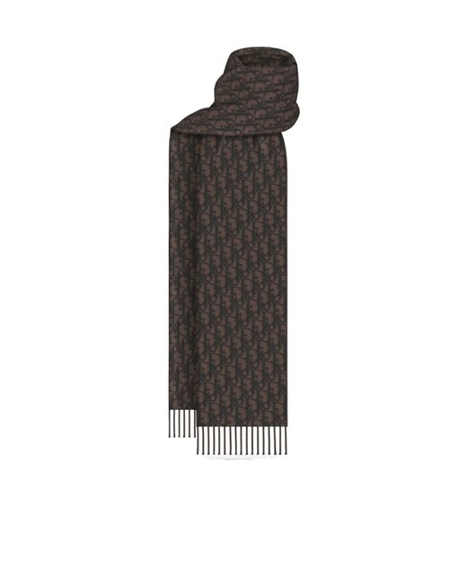 Dior Multicolor Oblique Double-Sided Scarf for men