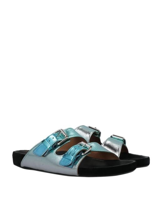 Isabel Marant Green Technical Sandals