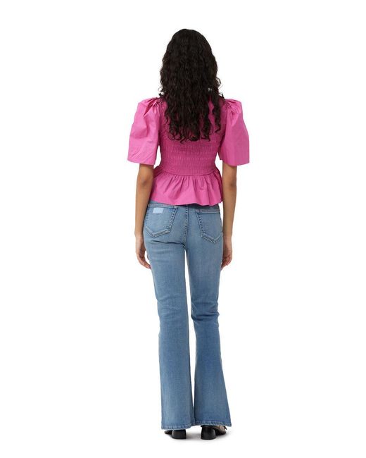 Ganni Pink T-Shirts And Polos