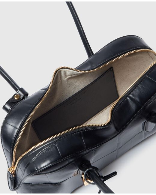 Stella McCartney Black Ryder Embossed Shoulder Bag