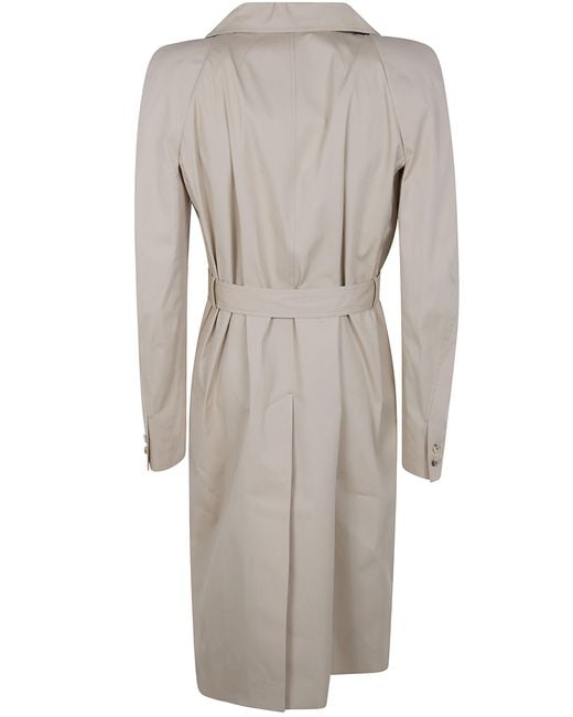 Rick Owens Gray Temple Temple Belted Trench Coat for men