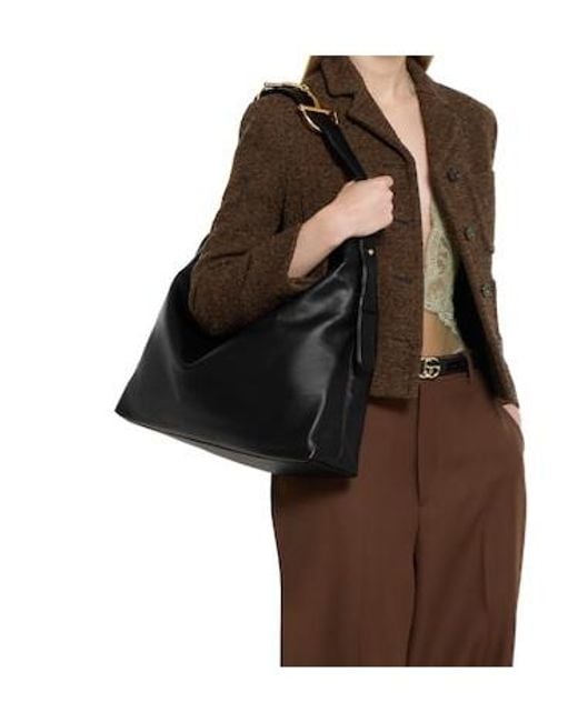Gucci Black Beatrix Large Tote Bag, Leather