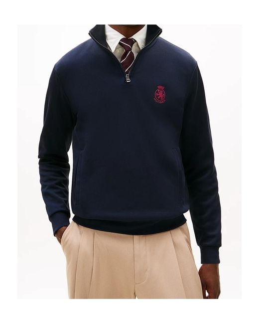 Tommy Hilfiger Blue Long-Sleeved Sweatshirt for men