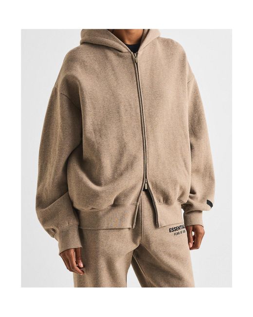 Fear Of God Natural Zip-Up Hoodie
