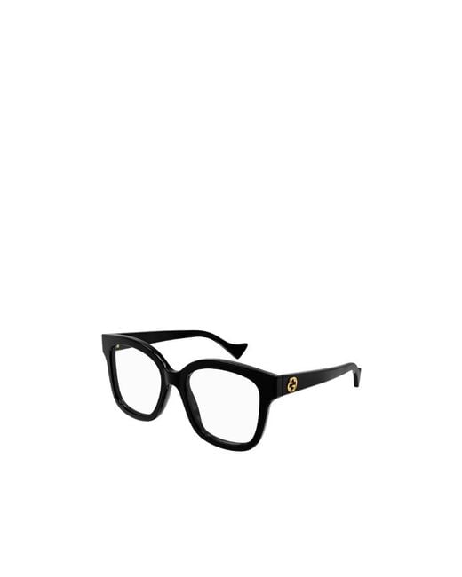 Gucci White Eyewear Cat Eye Frame Glasses