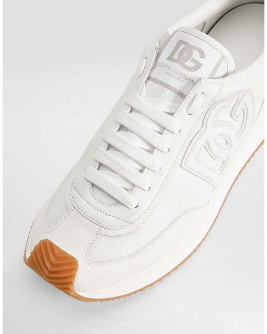 Dolce & Gabbana White Dg Cushion Sneakers for men