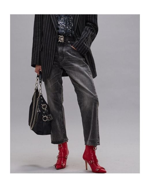 R13 Black X-Boyfriend Jeans