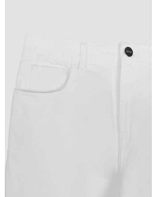 Rohe White Belt Loop Jeans