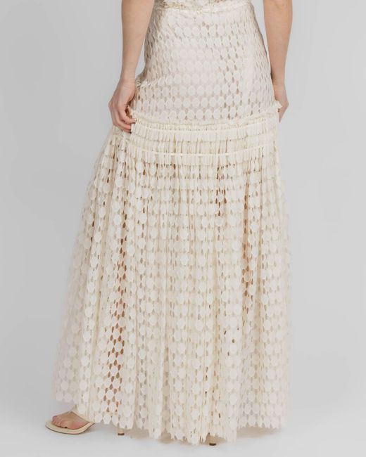 Ulla Johnson White Hollow-Out Dress