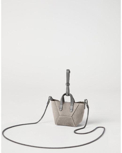 Brunello Cucinelli White Bc Duo Mini Bag