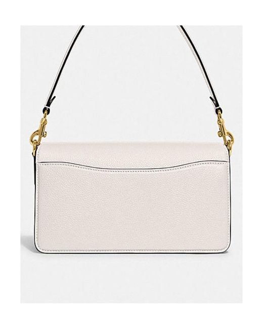 COACH Natural Tabby 26 Logo Plaque Shoulder Bag