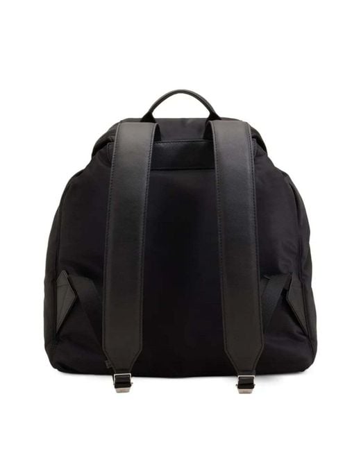 AMI Black Drawstring Backpack for men