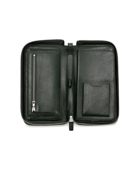 Bally Green Long Purse for men
