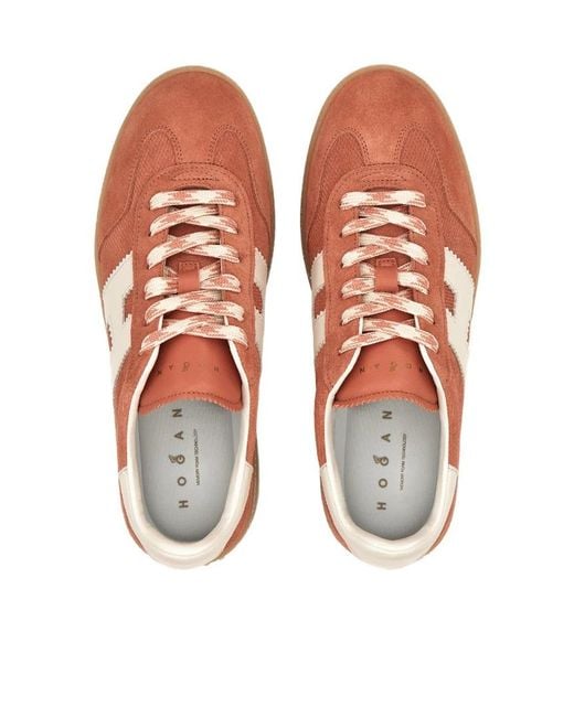 Hogan Brown H698 Platform Sneakers
