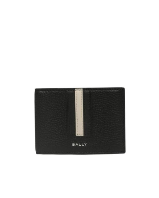 Bally Black Bi-Fold Cardholder for men
