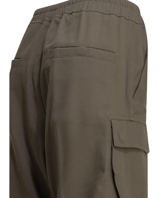 Rick Owens Gray 'Belas' Cargo Pants