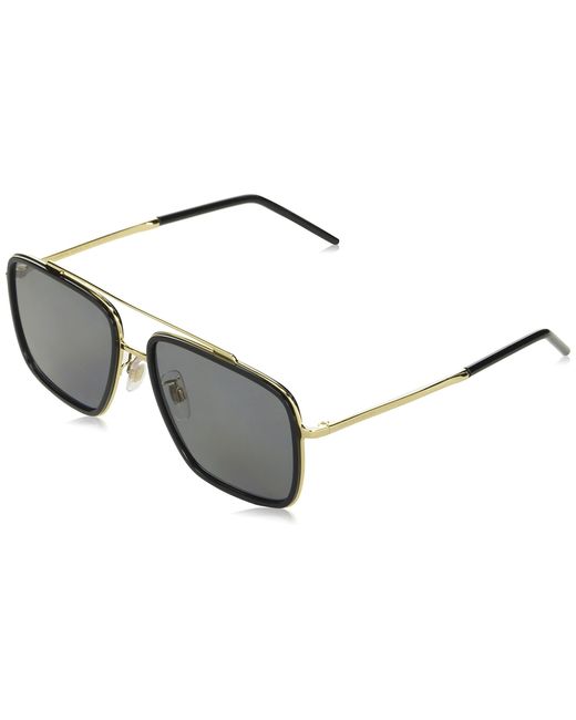 Dolce & Gabbana Metallic Eyewear Square Frame Sunglasses for men