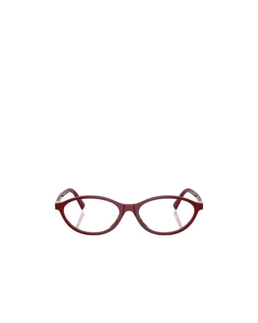 Miu Miu Multicolor Eyewear Oval Frame Glasses for men