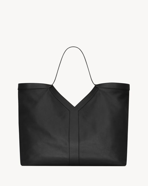 Saint Laurent Black Y Maxi Tote Bag for men