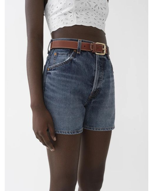 Chloé Blue Chloé High Waist Denim Shorts