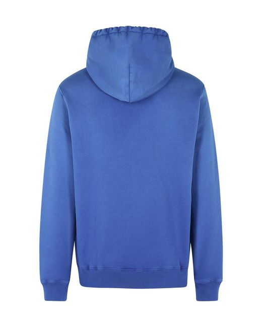 Polo Ralph Lauren Blue Polo Bear Garment-Dyed Fleece Hoodie for men