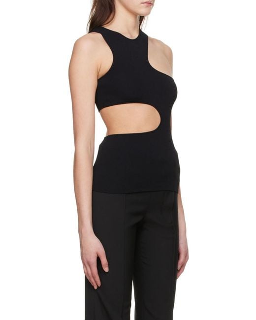 Stella McCartney Black Sleeveless Tops