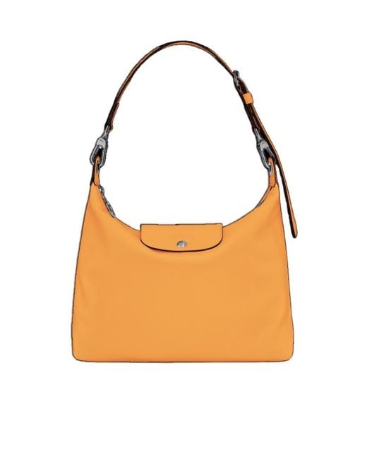 Longchamp Orange Le Pliage Xtra M Hobo Shoulder Bag