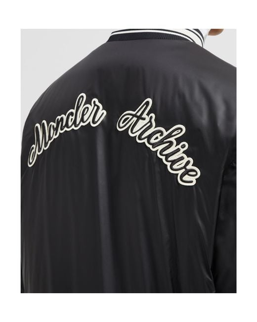 Moncler Black Reversible Button-Up Jacket for men