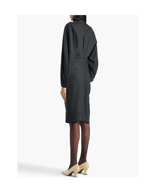 Khaite Black Harlin Dress