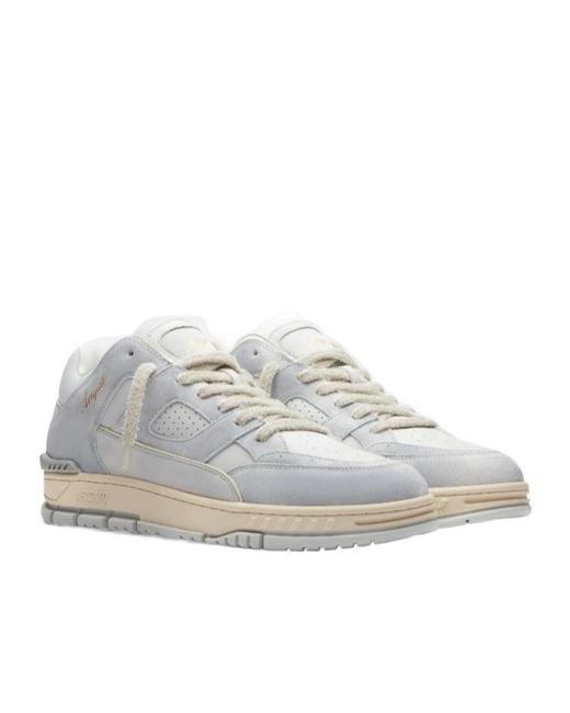 Axel Arigato Gray Area Lo Textured Low-Top Sneakers for men