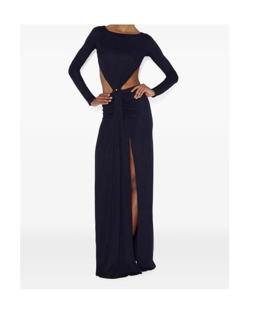 Elisabetta Franchi Blue Carpet Dress