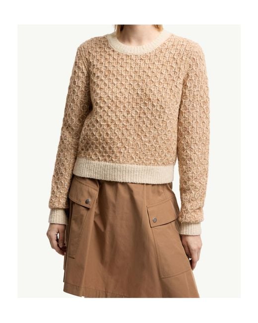Moncler Natural Wool Blend Jumper