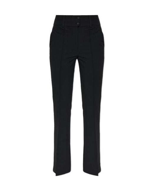 AllSaints Black Astra Button Trousers