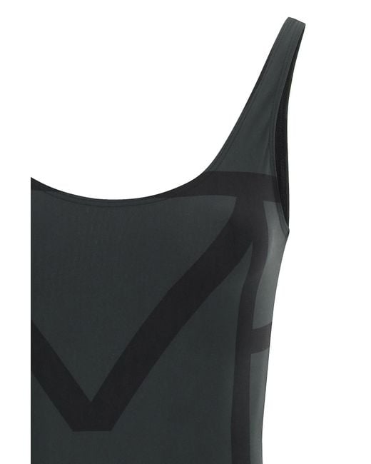 Totême  Black Totême Sleeveless Crewneck Swimsuit