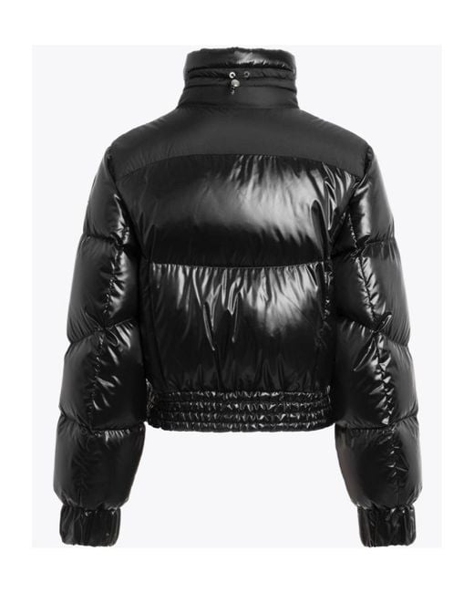 Parajumpers Black Logo-Patch Puffer Jacket