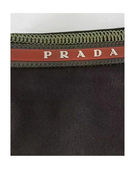 Prada Blue Logo Casual Jacket for men