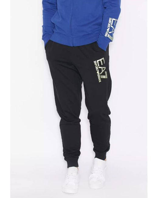 EA7 Blue Logo Details Sports Suit for men