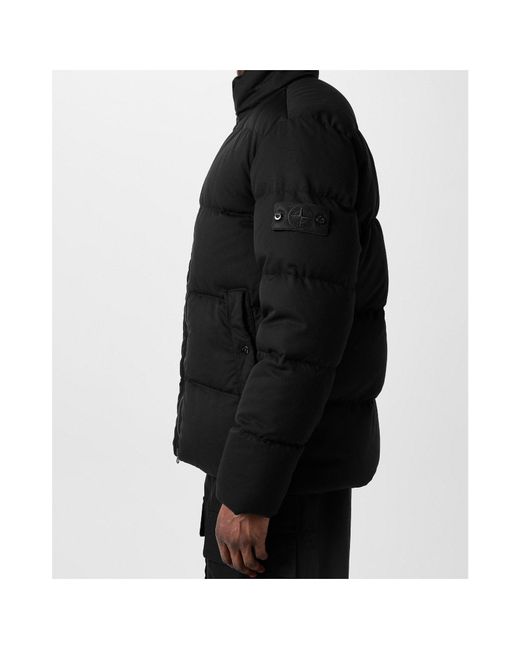 Stone Island Black Ghost Down Puffer Jacket for men