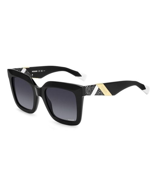 Missoni Metallic Pattern-Temple Square Sunglasses