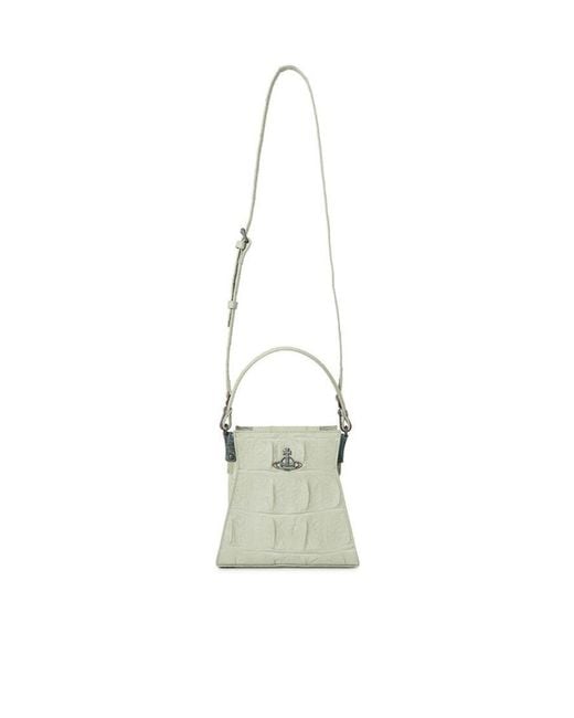 Vivienne Westwood Multicolor Logo Top Handle Shoulder Bag