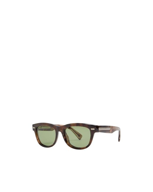 Brunello Cucinelli Green Stanley Wayfarer-Style Sunglasses for men
