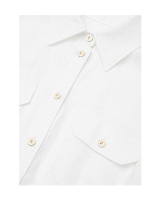 Loro Piana White Adriel Dress