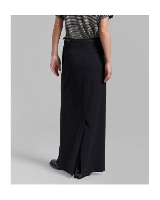 Frankie Shop Black Malvo Long Pencil Skirt