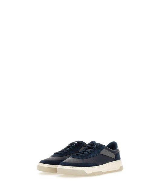 Boss Blue Crew Neck Low Top Casual Shoes for men