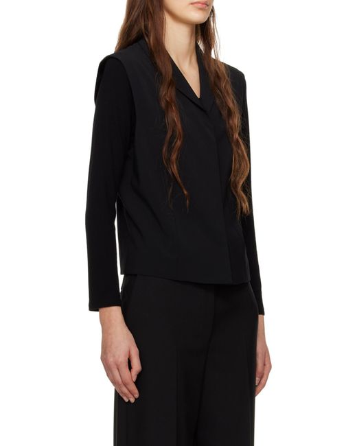 The Row Black Sleeveless Vest
